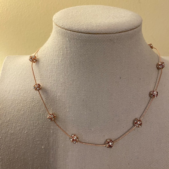 Simply Vera Vera Wang Jewelry - Simply Vera Wang NWT - Rose Gold Station Necklace - Women Jewelry
